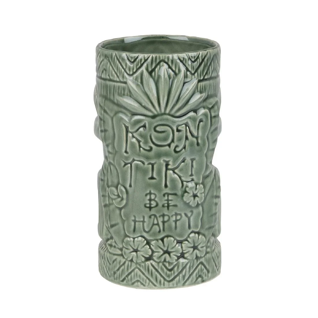 Beaumont Ceramic Kon Tiki Mug Faded Green 630ml - Image 2