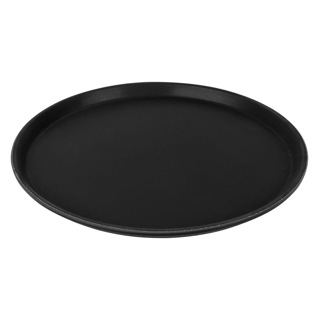 Beaumont Non-Slip Round Tray Black 355mm - Image 3