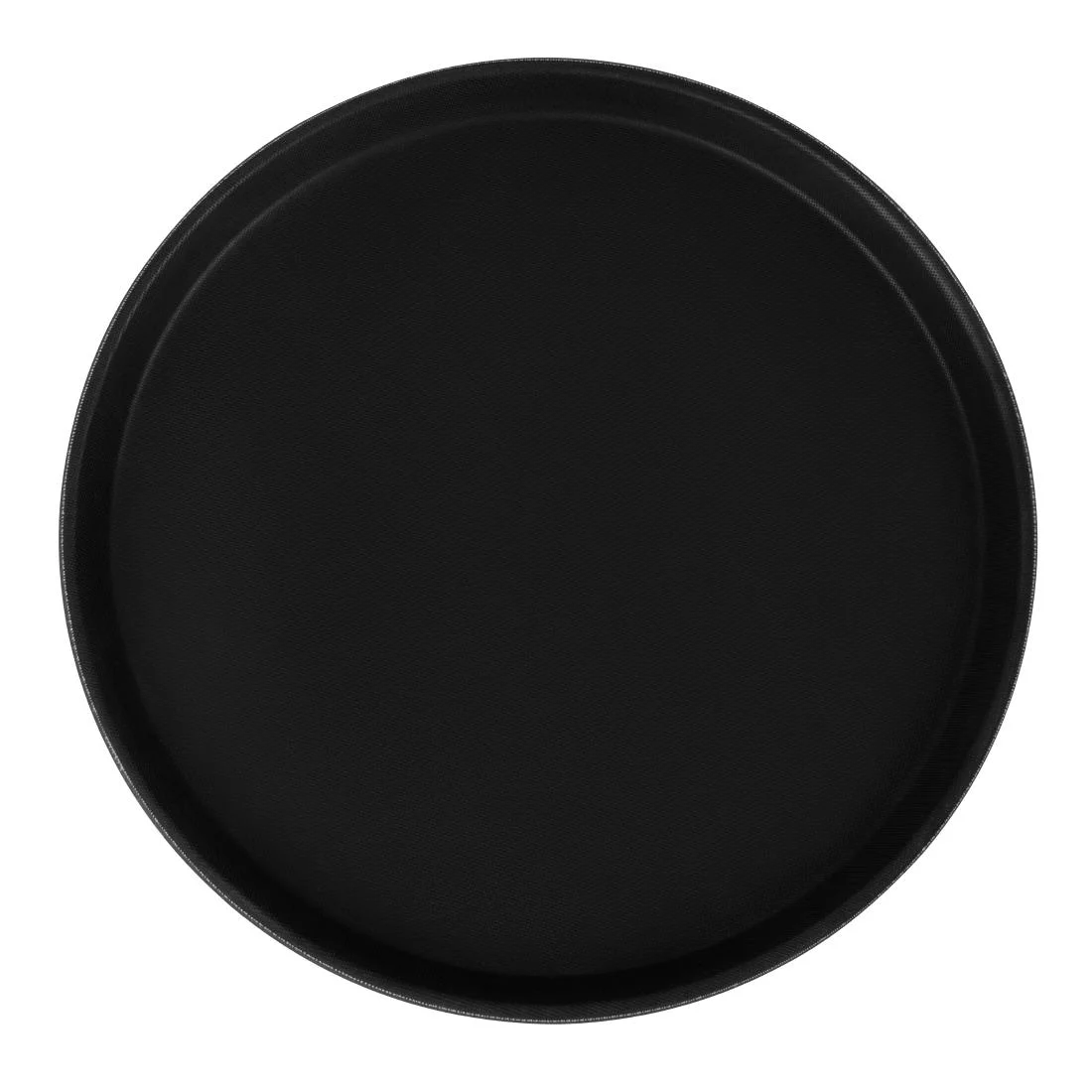 Beaumont Non-Slip Round Tray Black 355mm