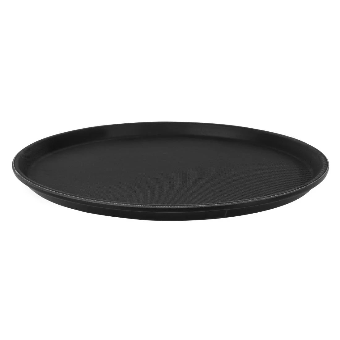 Beaumont Non-Slip Round Tray Black 355mm - Image 4