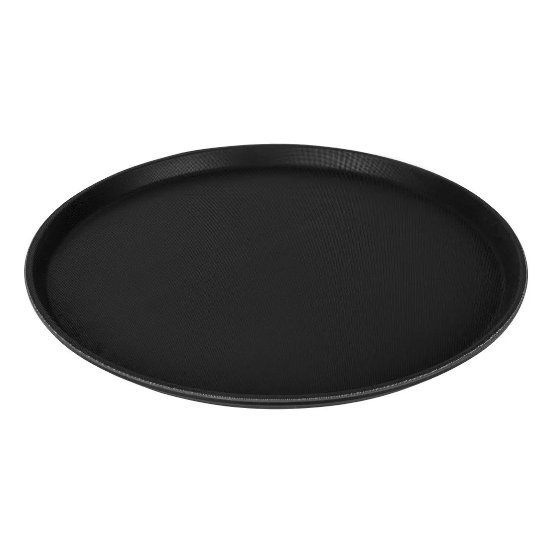 Beaumont Non-Slip Round Tray Black 406mm - Image 3