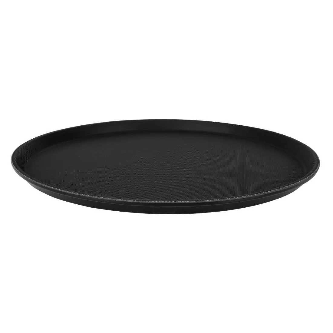 Beaumont Non-Slip Round Tray Black 406mm - Image 4