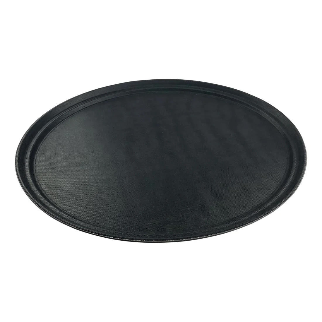 Beaumont Non-Slip Oval Tray Black 685 x 558mm - Image 1