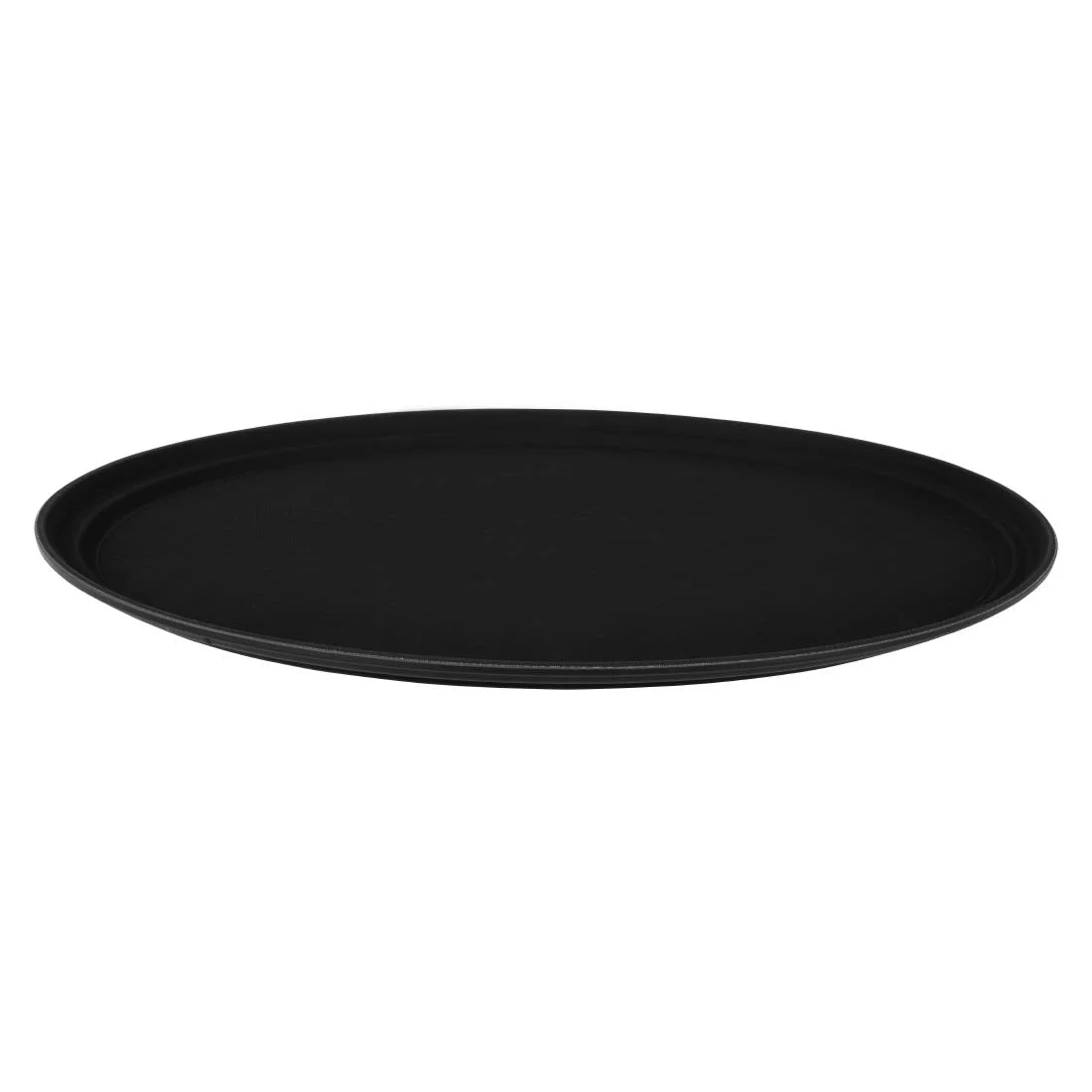 Beaumont Non-Slip Oval Tray Black 685 x 558mm - Image 3