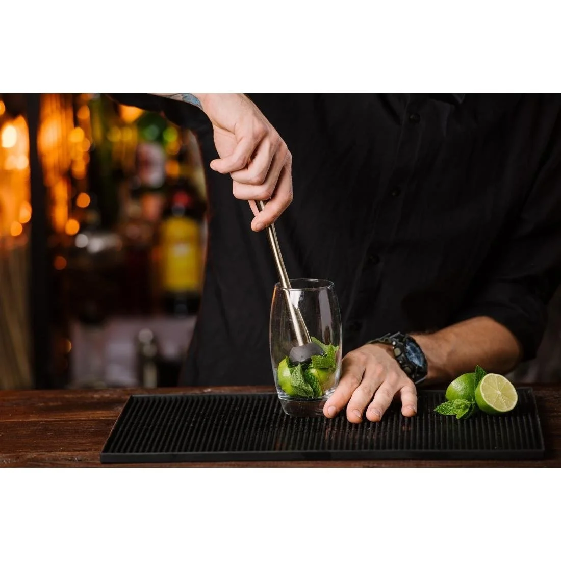 Beaumont Muddler Antique Brass Plated 230mm - Image 4