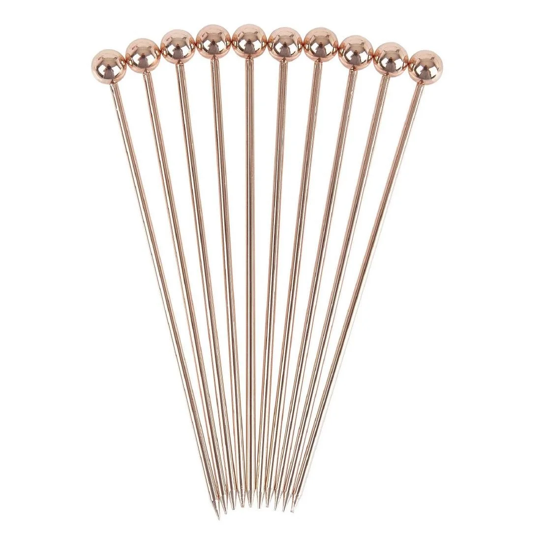 Beaumont Ball Garnish Pick Copper Plated (10 Pack) - Image 6