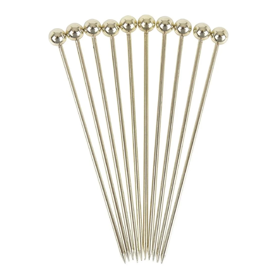 Beaumont Ball Garnish Pick Gold Plated (10 Pack) - Image 4