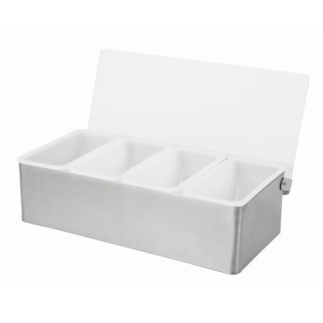 Beaumont 4 Compartment Condiment Holder Stainless Steel - Image 2