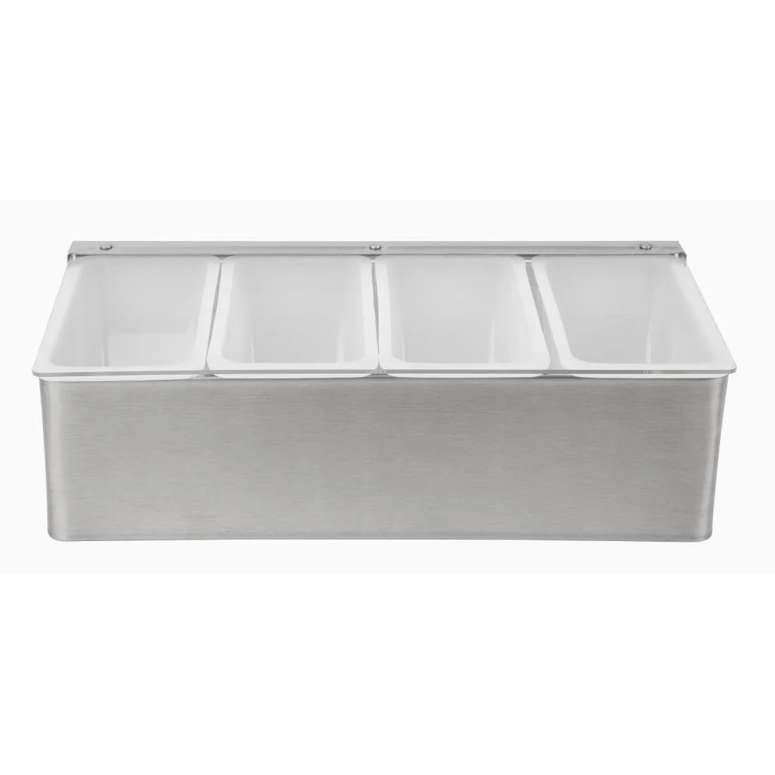 Beaumont 4 Compartment Condiment Holder Stainless Steel - Image 6