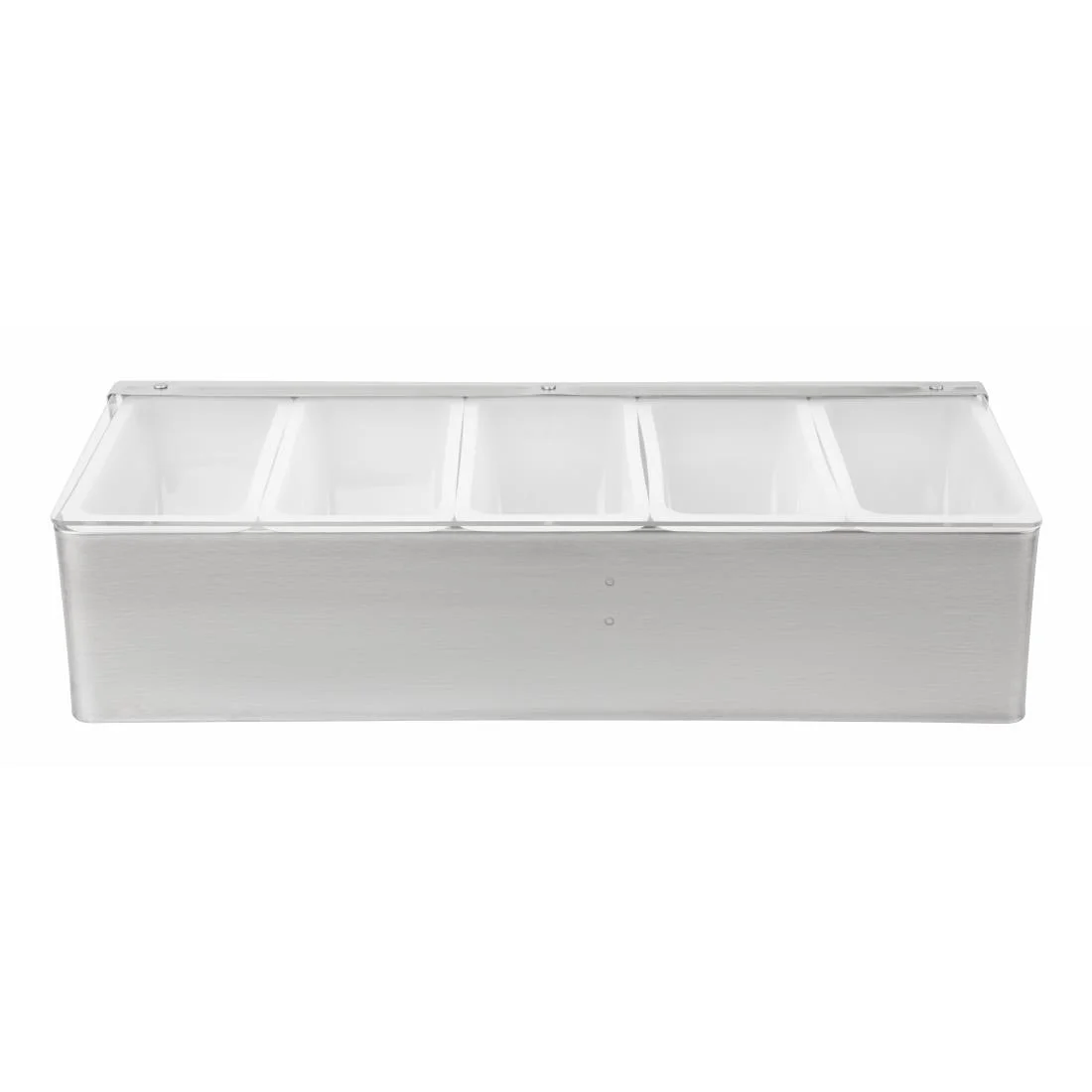 Beaumont 5 Compartment Condiment Holder Stainless Steel - Image 2
