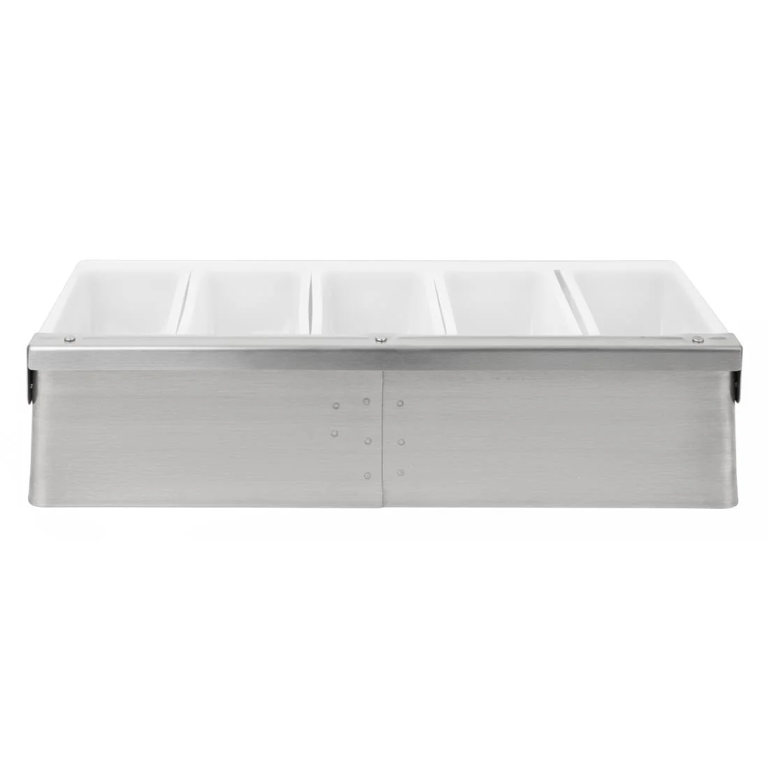 Beaumont 5 Compartment Condiment Holder Stainless Steel - Image 6