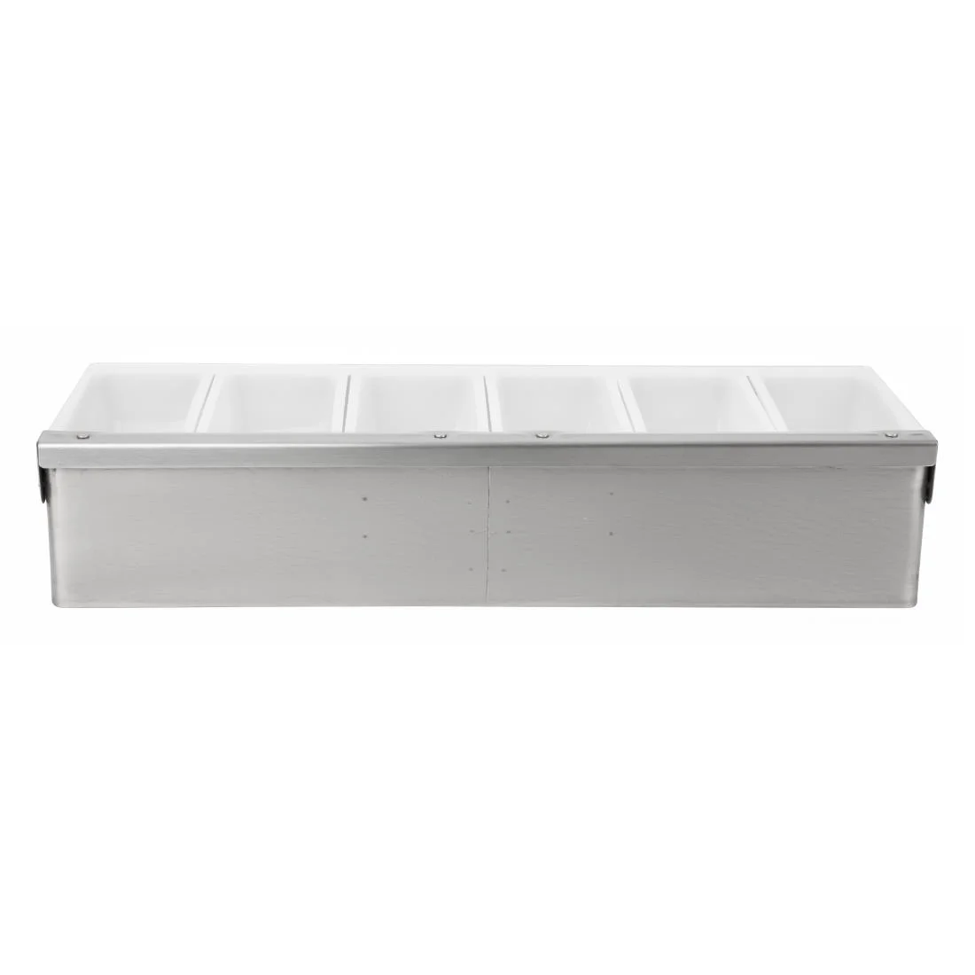 Beaumont 6 Compartment Condiment Holder Stainless Steel - Image 4