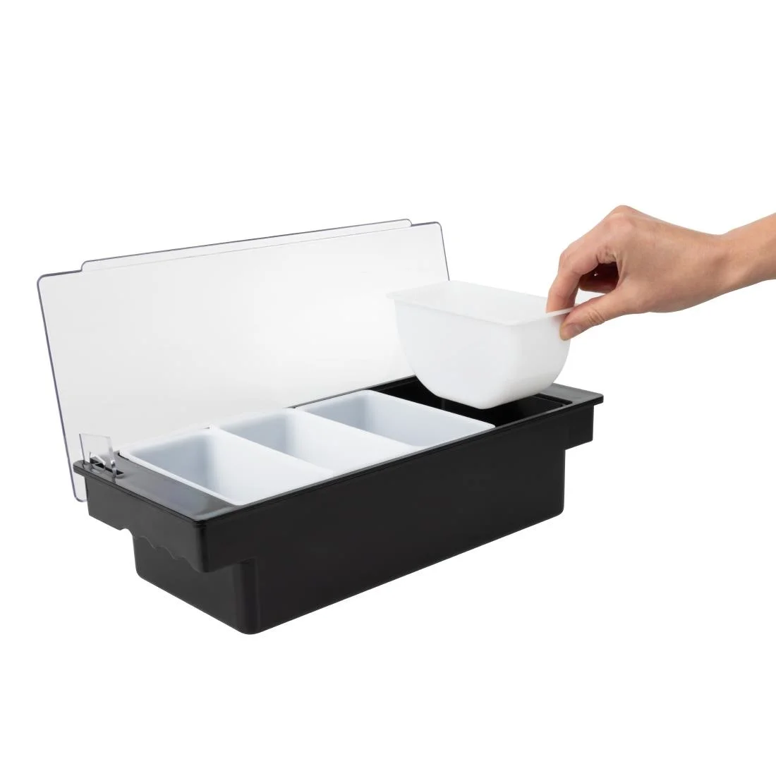 Beaumont 4 Compartment Condiment Holder Black - Image 6