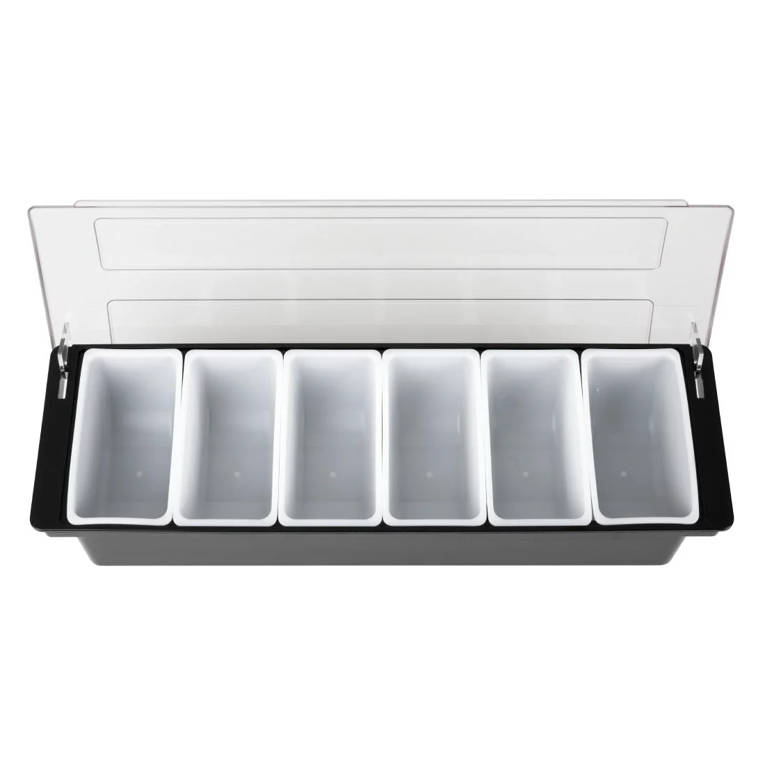Beaumont 6 Compartment Condiment Holder Black - Image 4