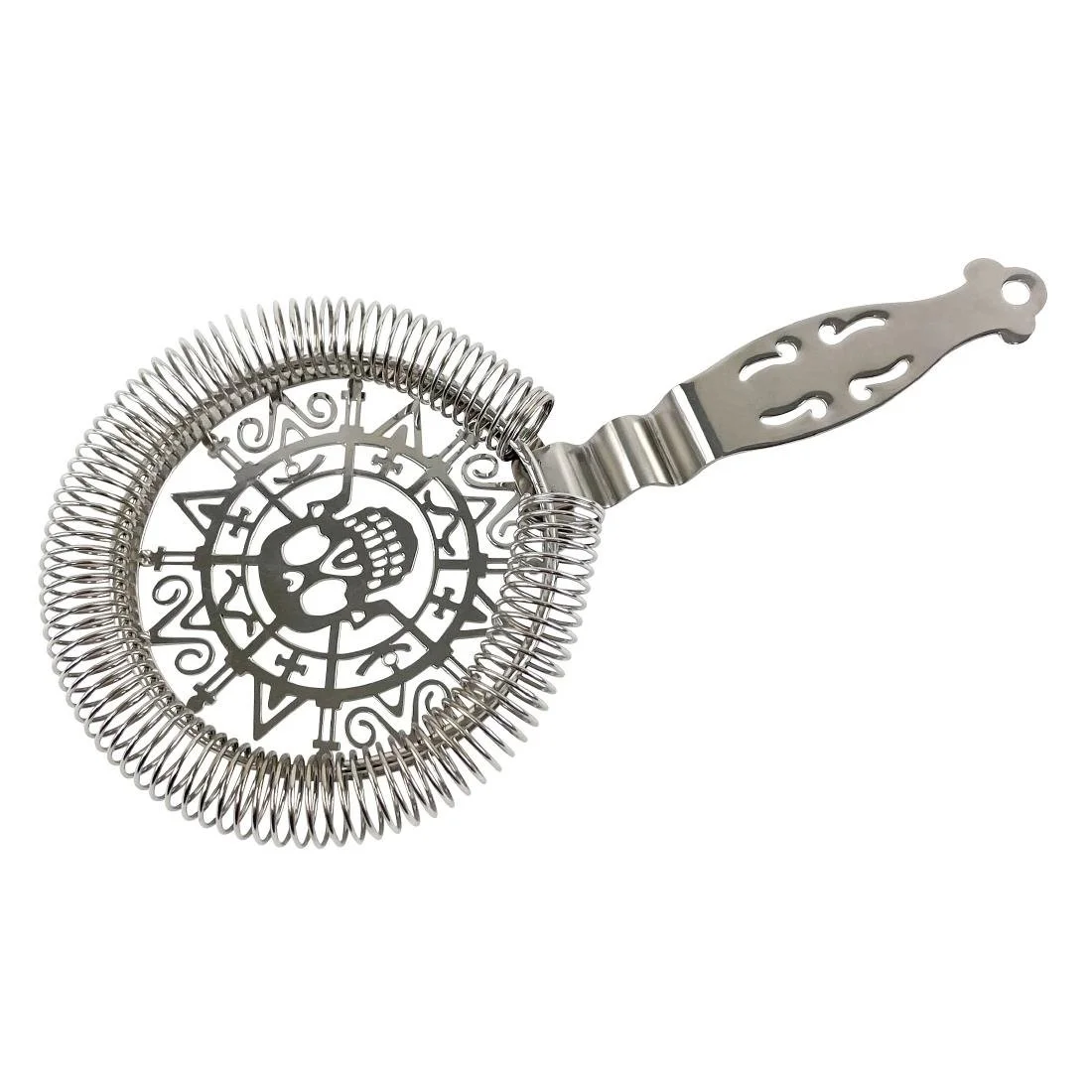 Beaumont Stainless Steel Skull Throwing Strainer - Image 1