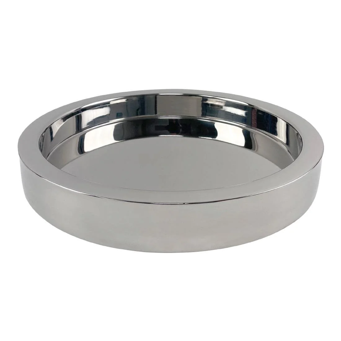 Beaumont Mirrored Double Walled Waiters Tray 355mm - Image 1