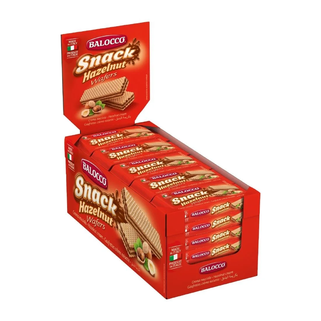 Balocco Snack Wafers Hazelnut 30x45g - Image 2