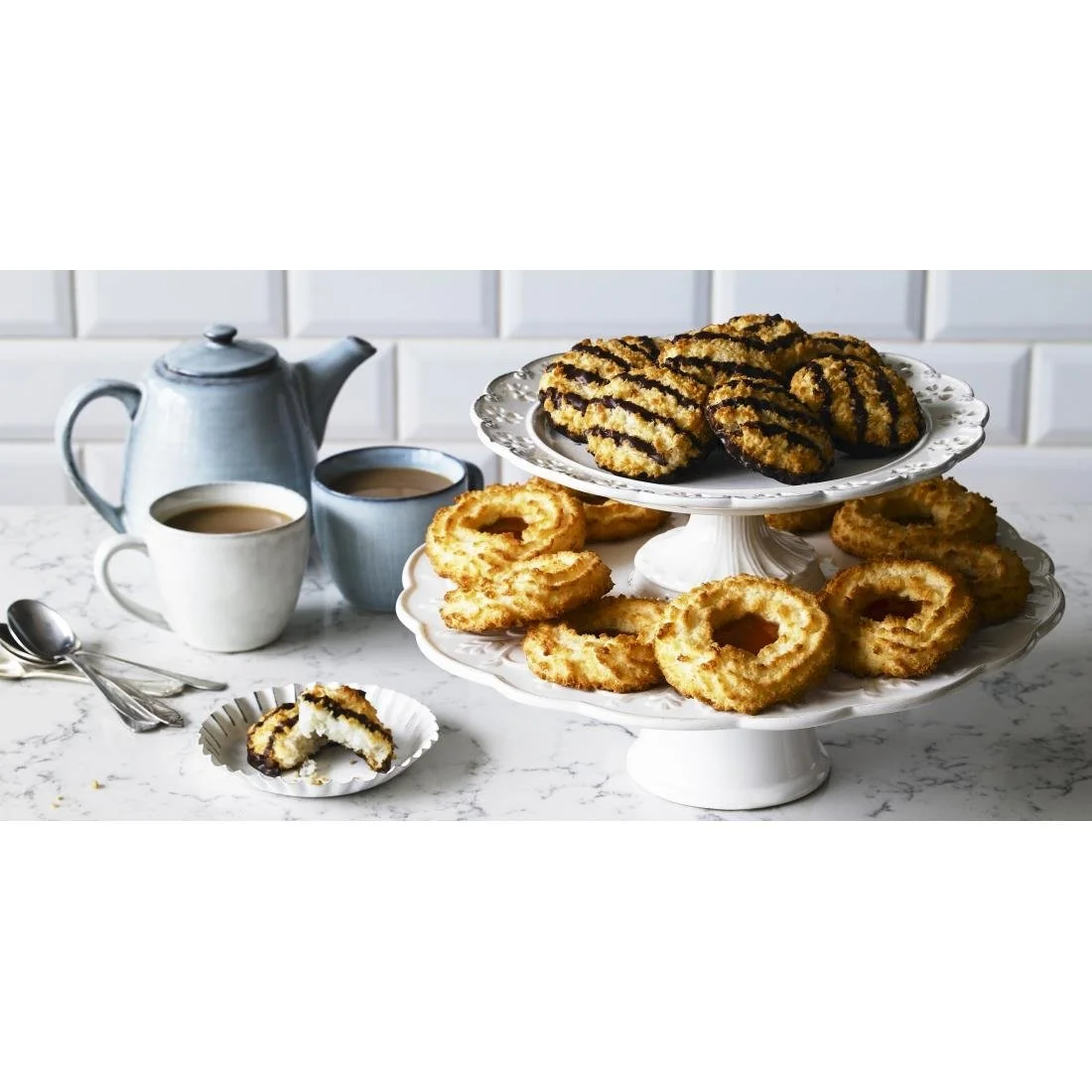 Mrs Crimble's Jam Coconut Ring Single Serve (24 Pack) - Image 2