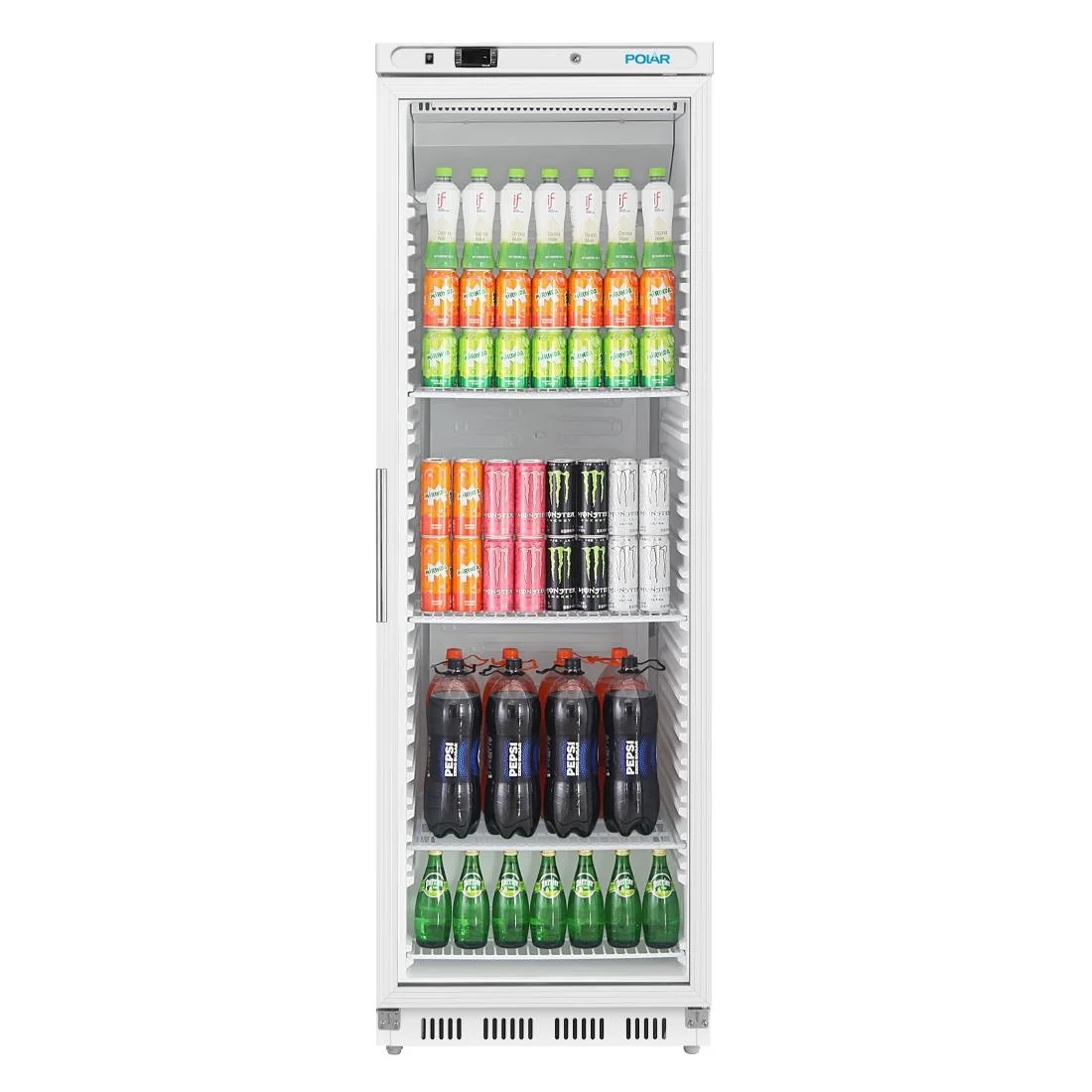 Polar C-Series Upright Display Fridge White 400Ltr - Image 10