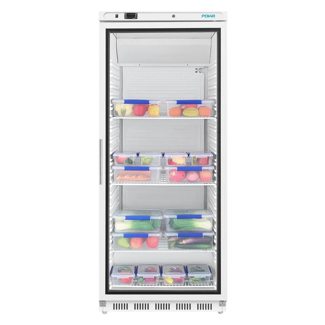 Polar C-Series Upright Display Fridge White 600Ltr - Image 4