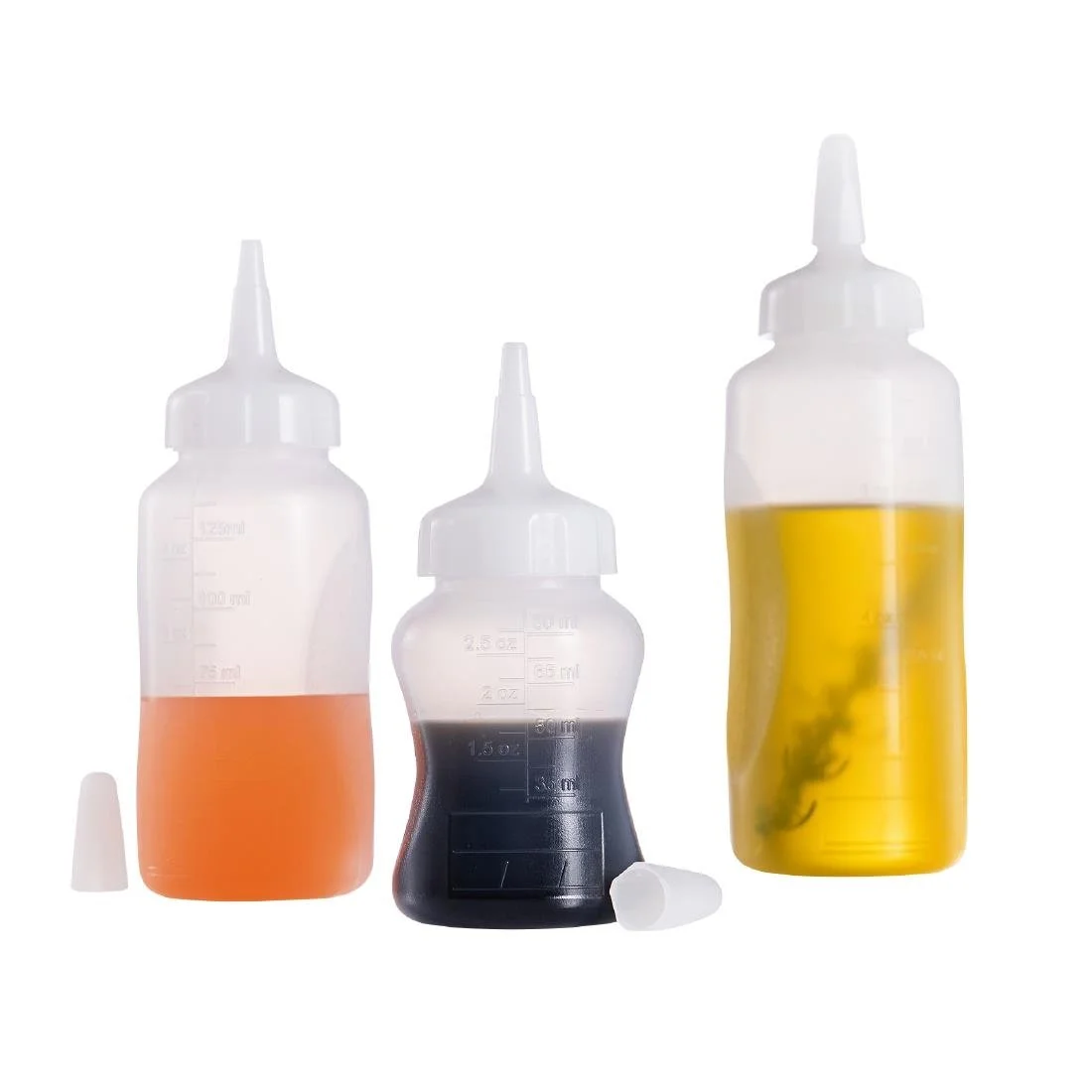 Araven Mini Squeeze Sauce Bottle 90ml White - Image 5