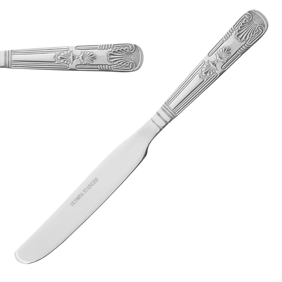 Olympia Kings Solid Handle Dessert Knife