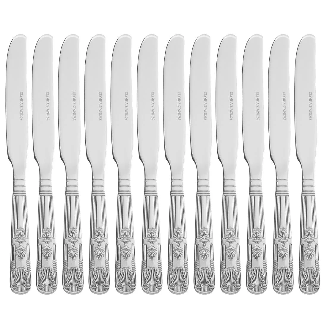 Olympia Kings Solid Handle Dessert Knife - Image 3