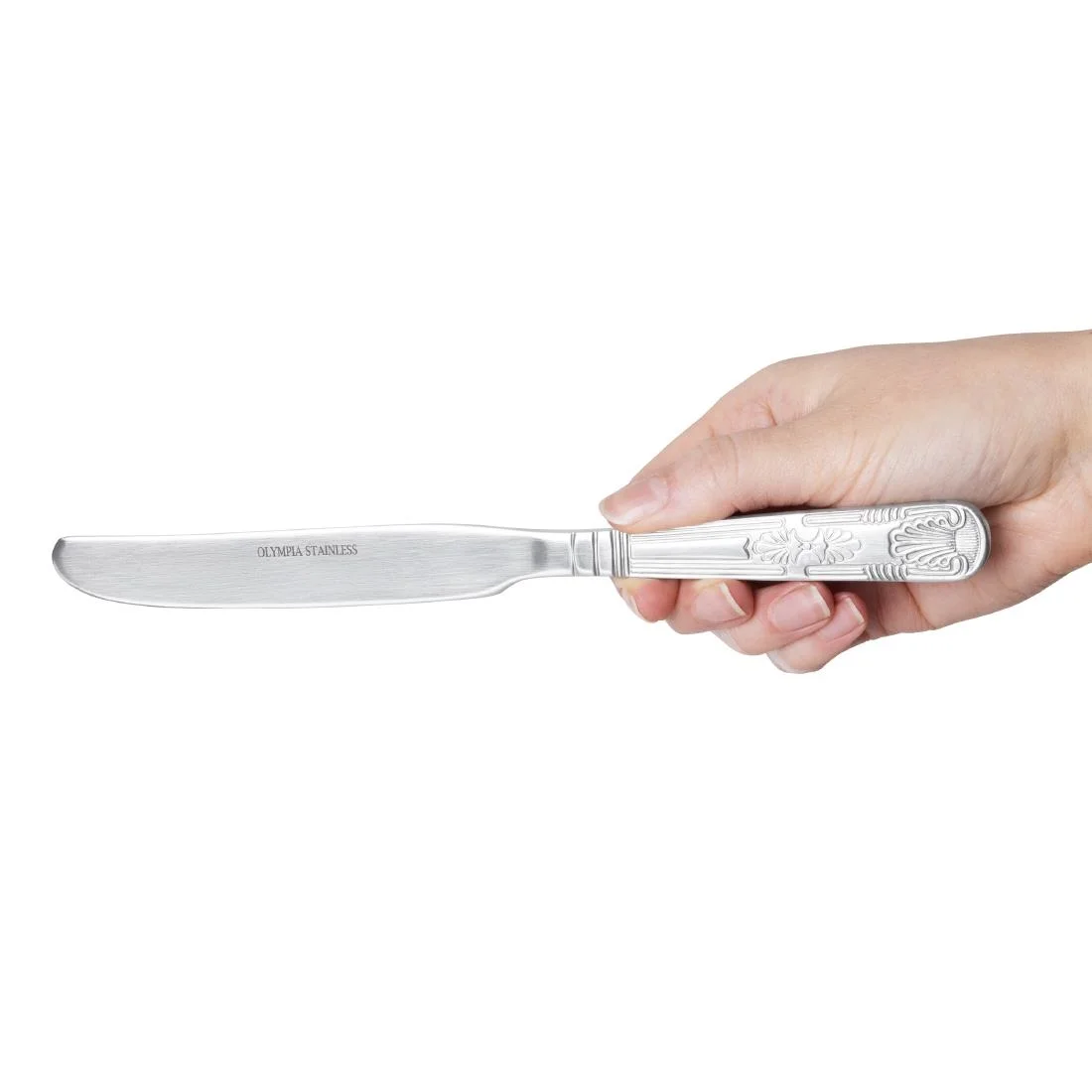 Olympia Kings Solid Handle Dessert Knife - Image 5
