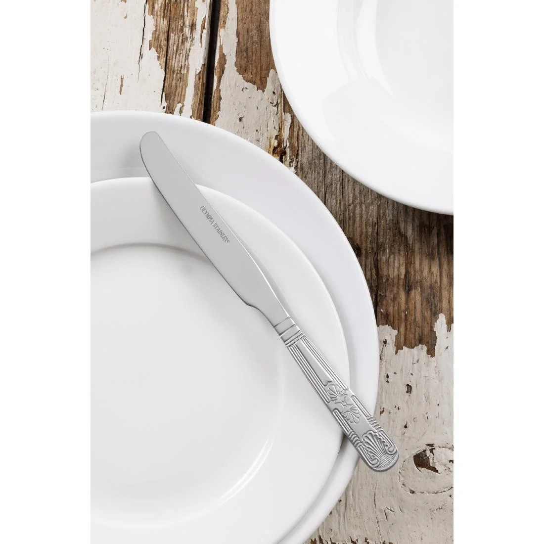 Olympia Kings Solid Handle Dessert Knife - Image 6