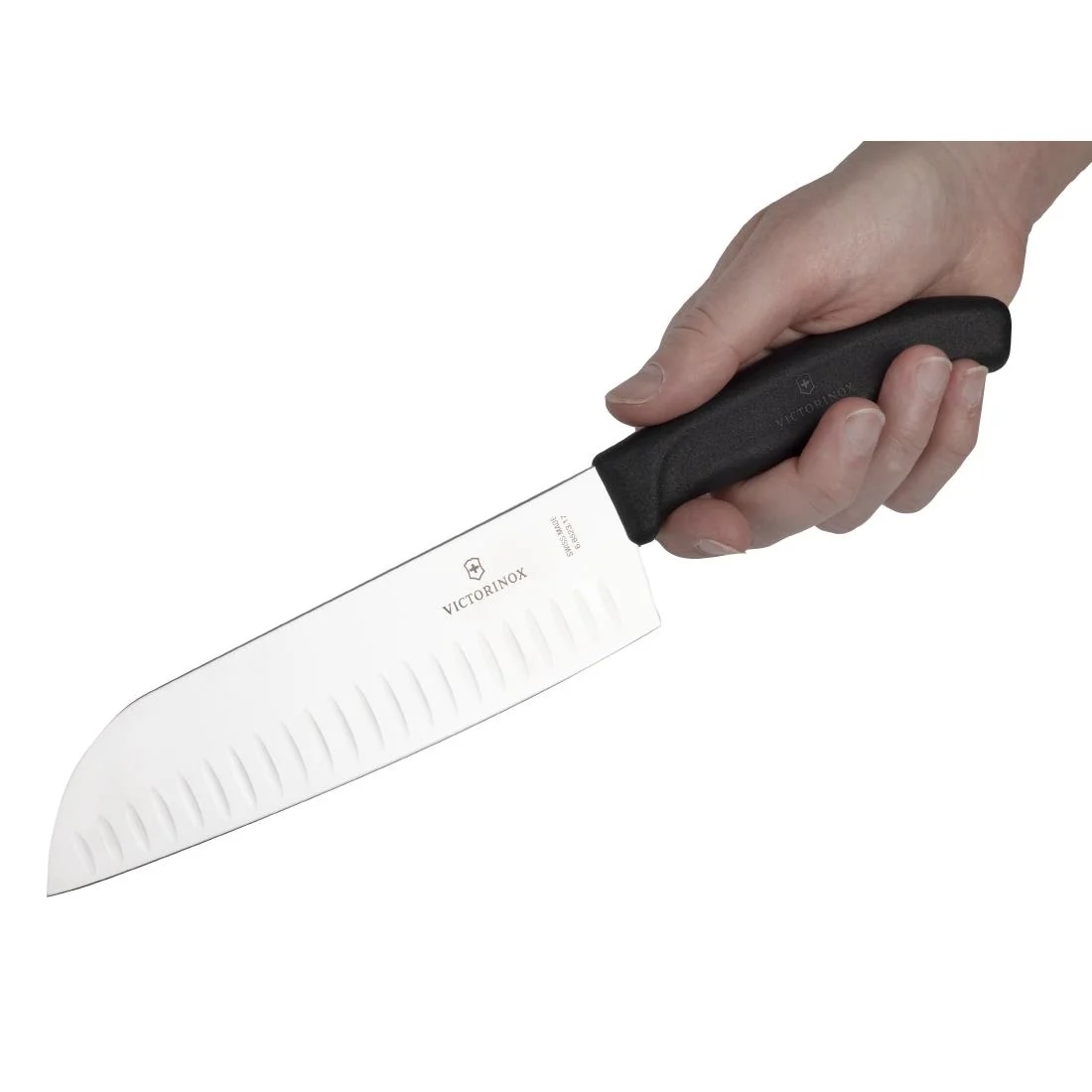 Victorinox Scalloped Edged Santoku Knife 17cm - Image 5