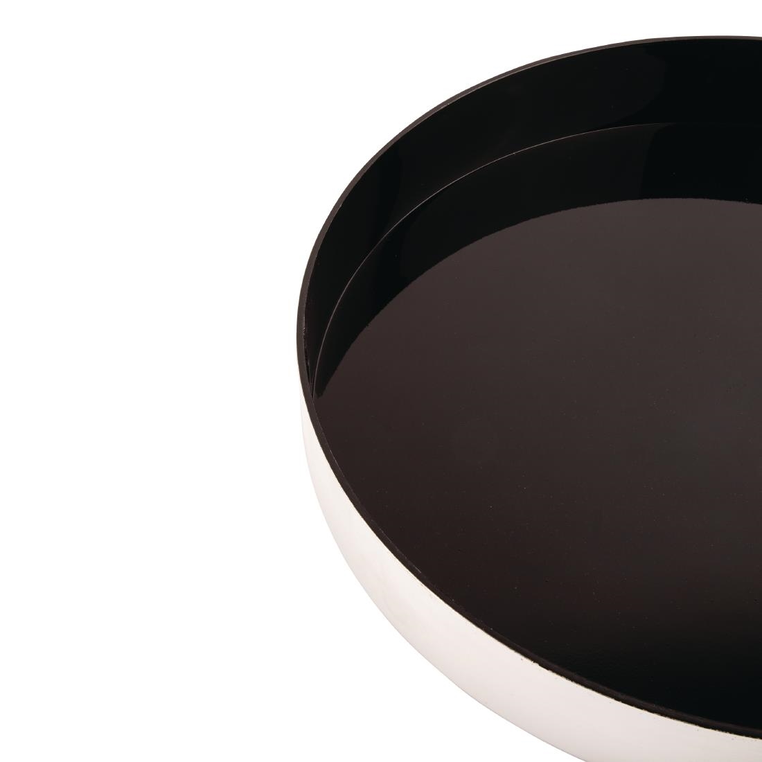 Olympia Round Non Slip Drinks Tray 13 in