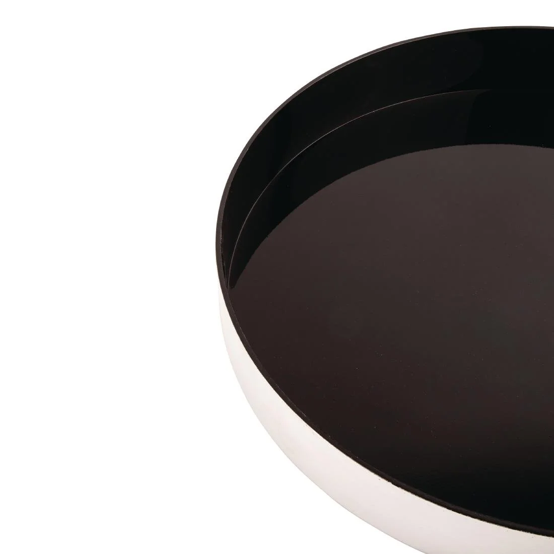 Beaumont Aluminium Round Non-Slip Drinks Tray 330mm - Image 3