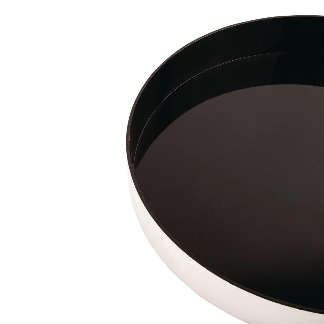 Beaumont Aluminium Round Non-Slip Drinks Tray 330mm - Image 2