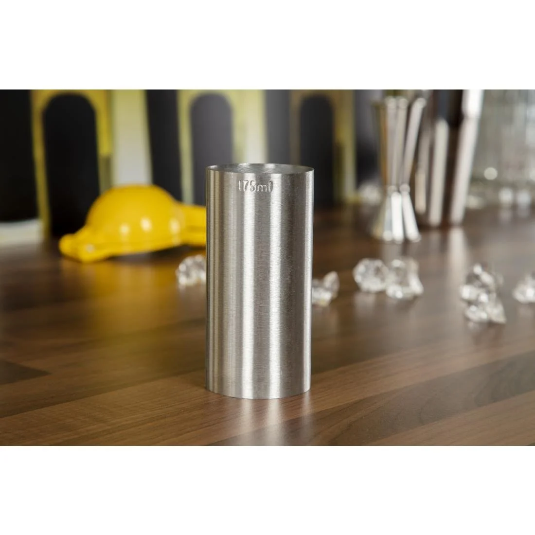 Beaumont Stainless Steel Thimble Wine Measure 175ml CE Marked - Image 6