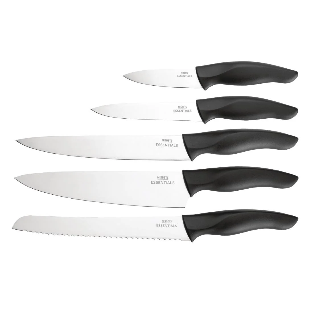 Nisbets Essentials Knife Block and Knives Set - Image 3