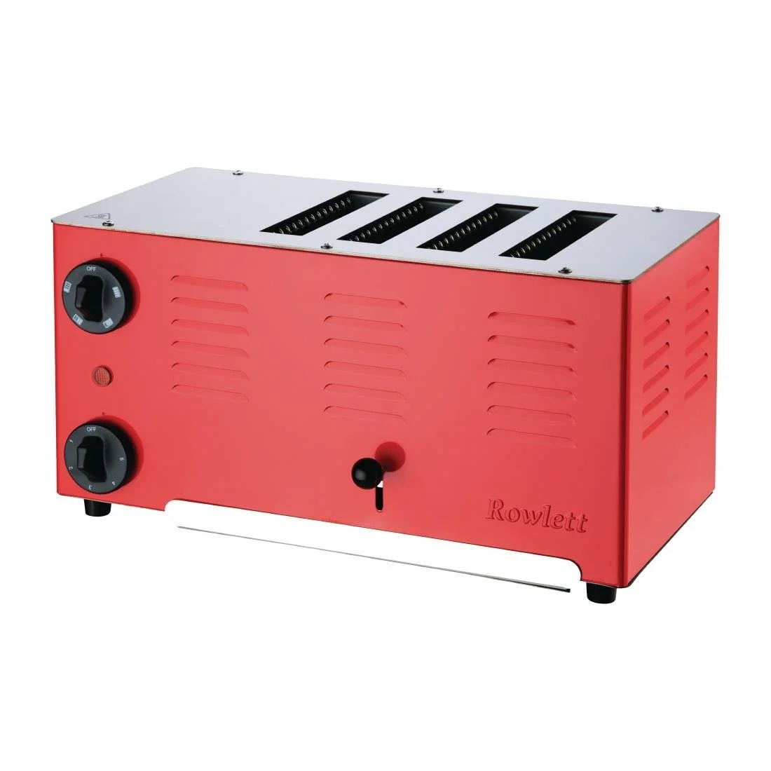 Rowlett Regent 4 Slot Toaster Traffic Red with 2x Additional Elements - Image 7