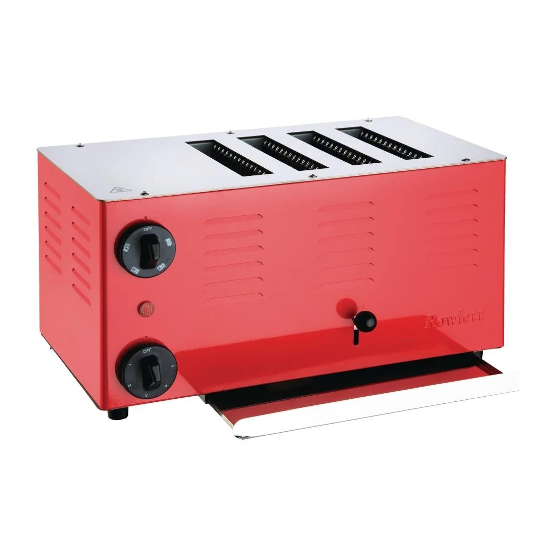 Rowlett Regent 4 Slot Toaster Traffic Red with 2x Additional Elements - Image 9