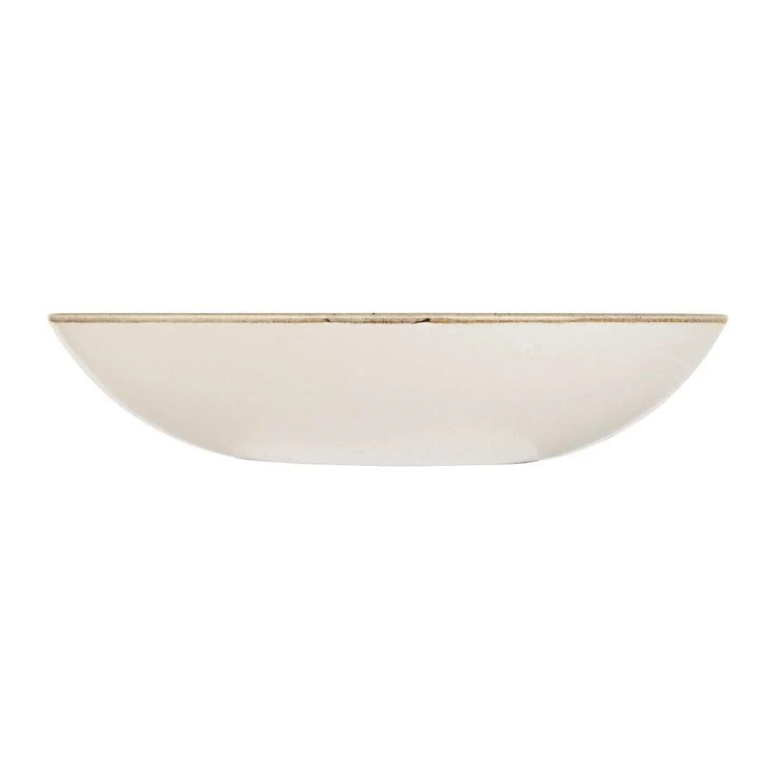 Churchill Studio Prints Homespun Stone Grey Coupe Plate 248mm - Image 2