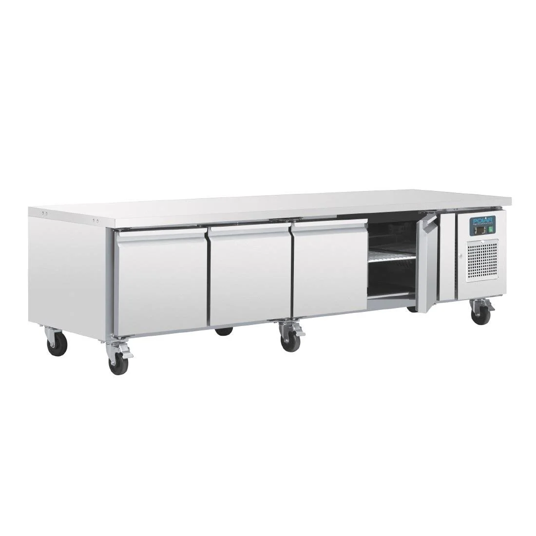 Polar U-Series Four Door Chef Base Counter Fridge - Image 2