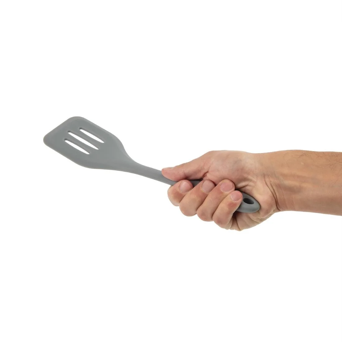 Vogue Silicone High Heat Flexible Slotted Turner - Image 4