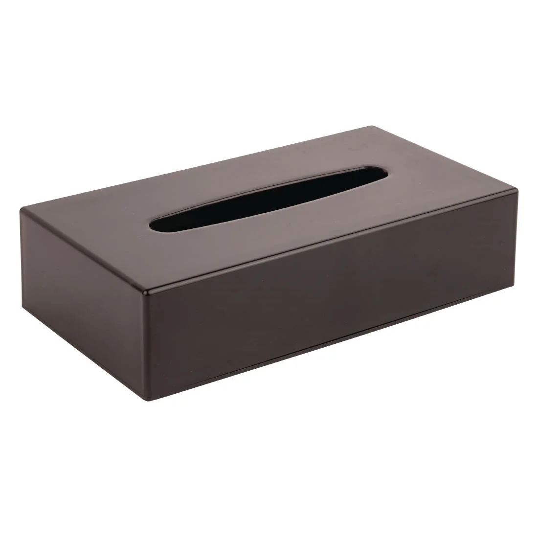 Black Rectangular Tissue Holder - Image 1