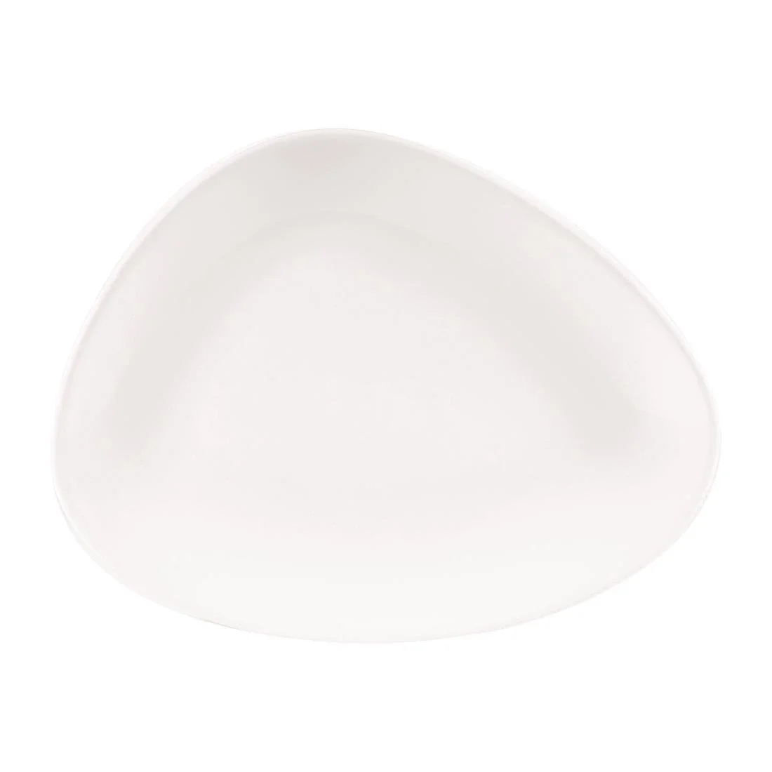 Churchill Lotus Triangular Plates White 260mm (12 Pack) - Image 2