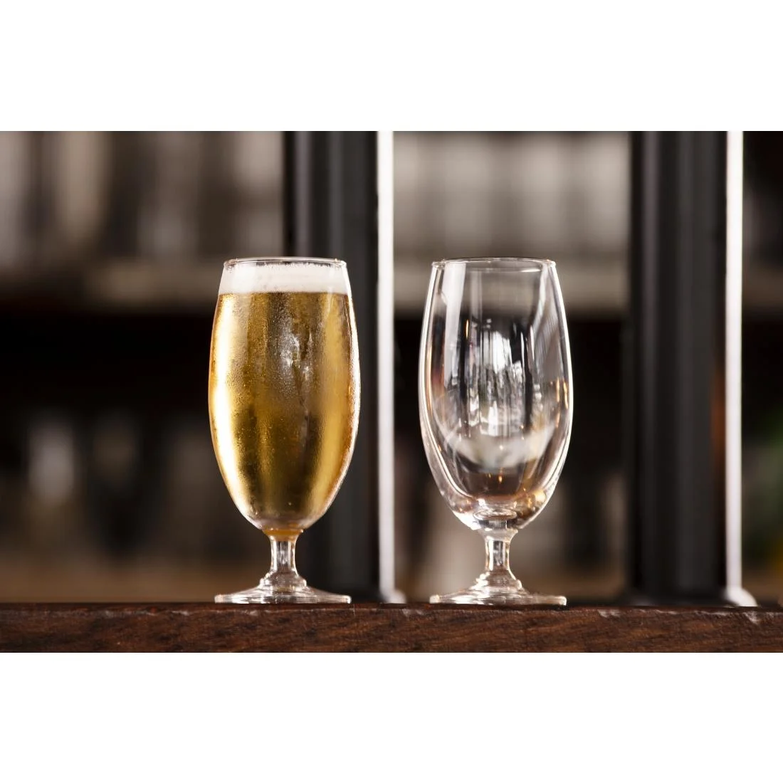 Olympia Stemmed Beer Glasses 420ml (6 pack) - Image 5