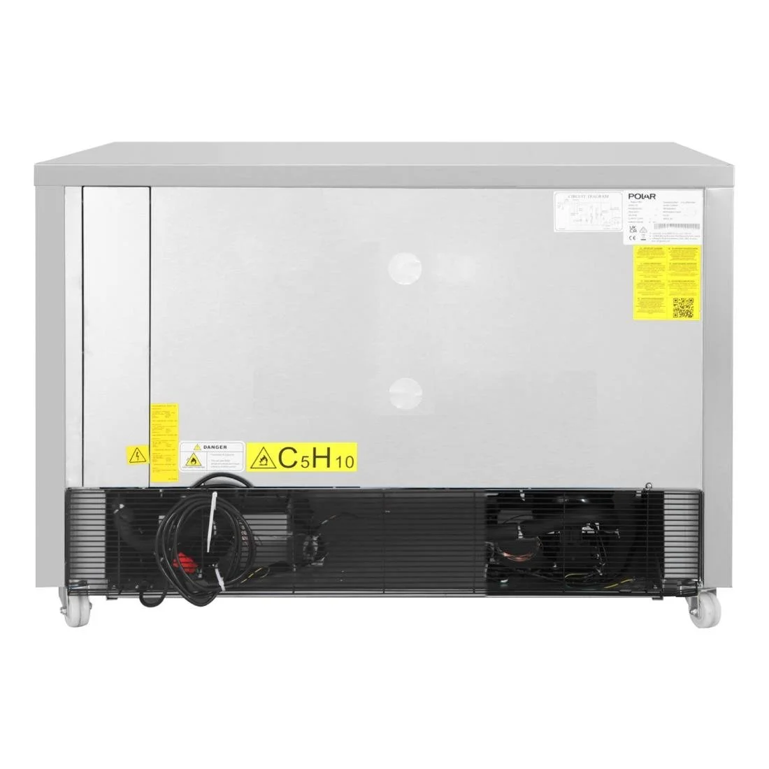 Polar U-Series Double Drawer Dual Temperature Counter Fridge Freezer 6xGN - Image 9