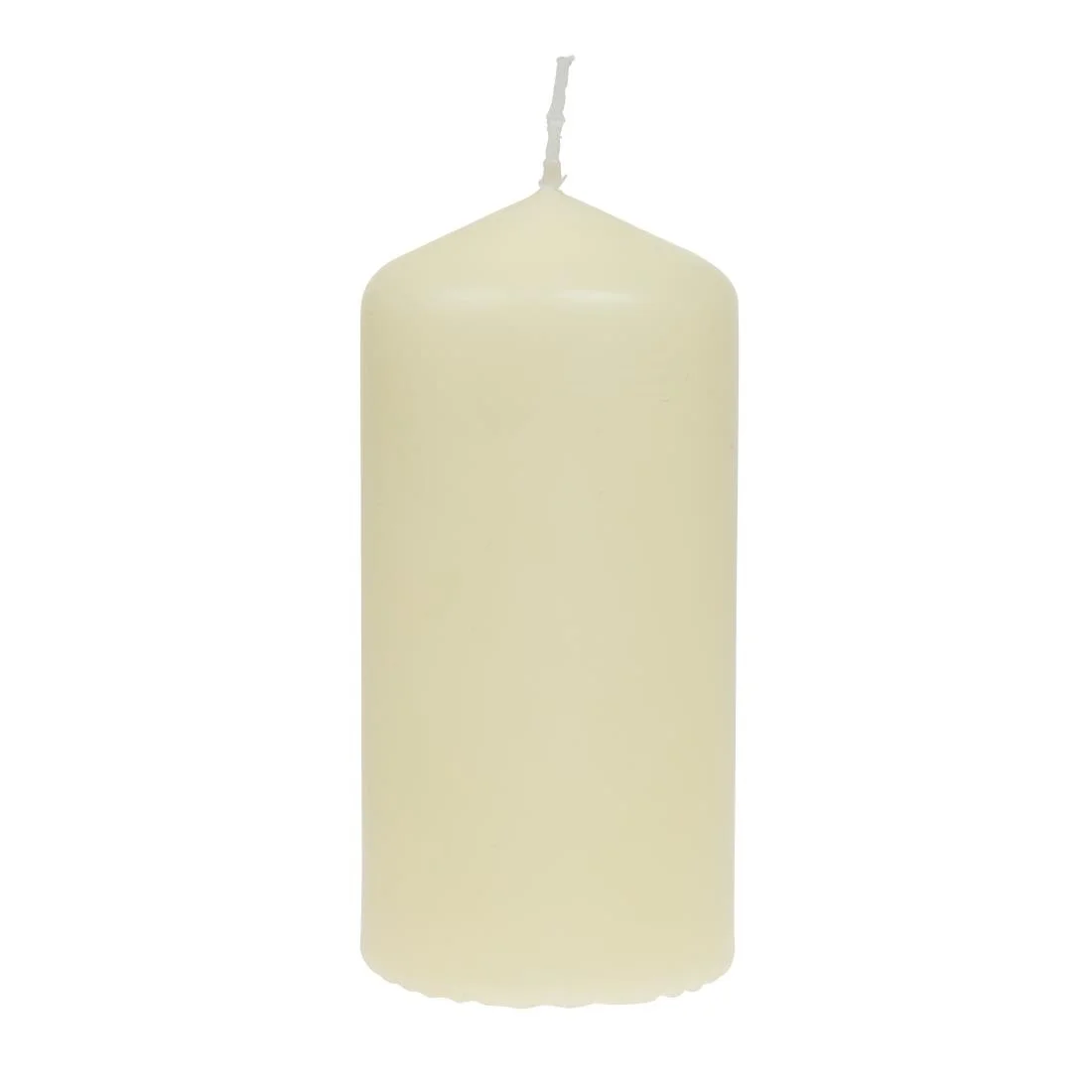 Bolsius Tall Pillar Candles Ivory 120mm (12 Pack)