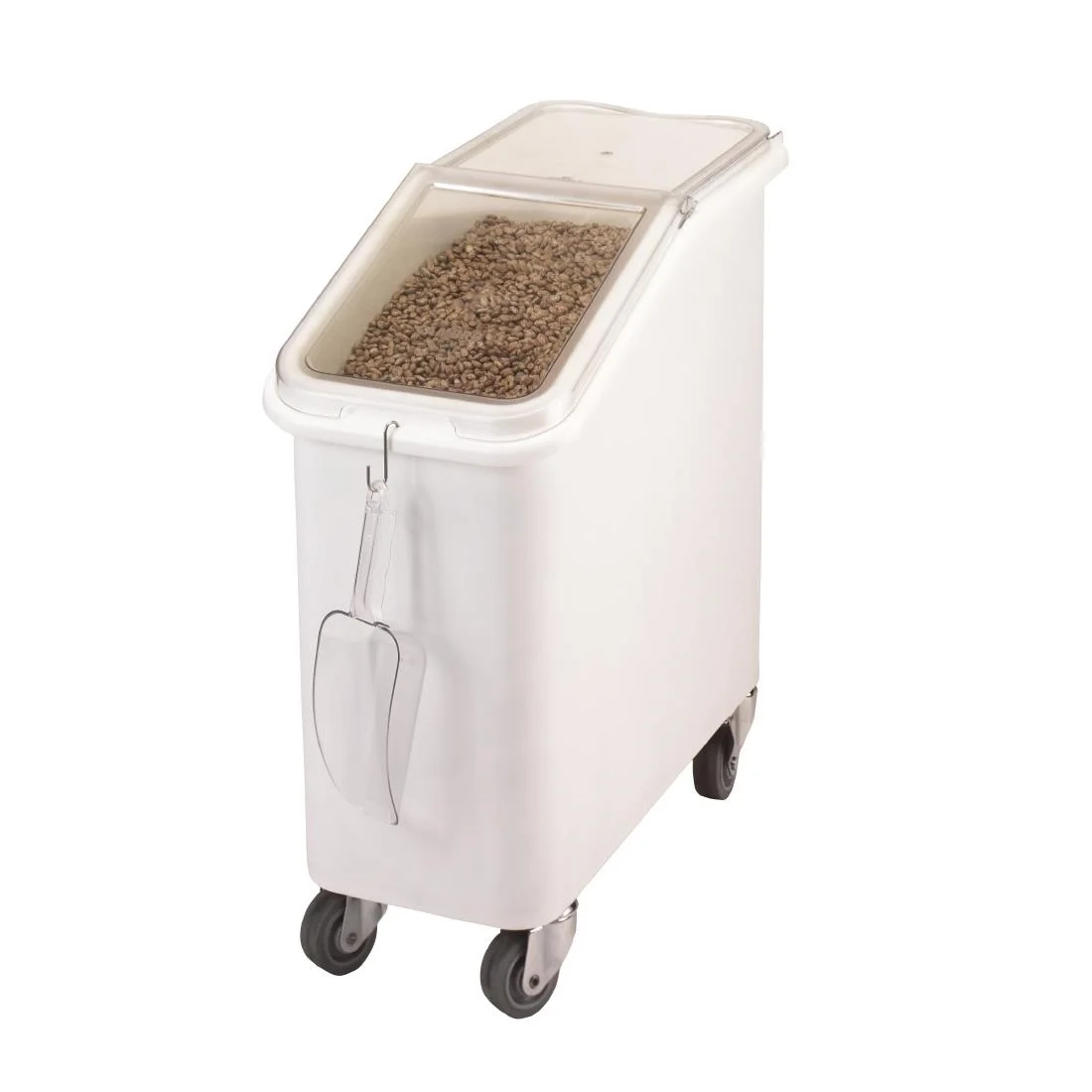 Cambro Mobile Ingredient Bin White 81Ltr - Image 4
