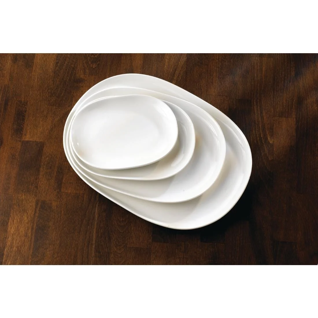 Churchill Alchemy Moonstone Oval Plates 225mm - Image 2