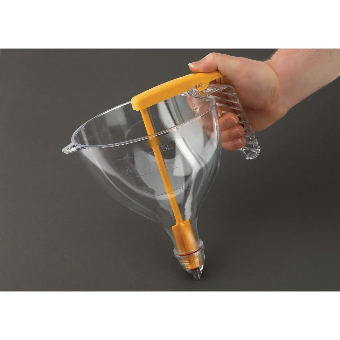 Matfer Bourgeat Piston Funnel with Stand 1.5Ltr - Image 2