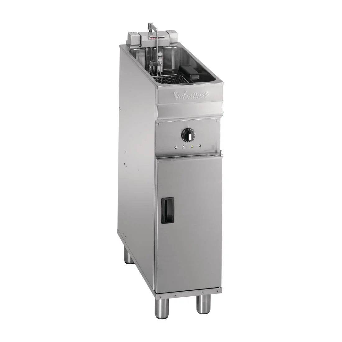 Valentine Evo 200P Freestanding Single Basket Fryer with Filtration