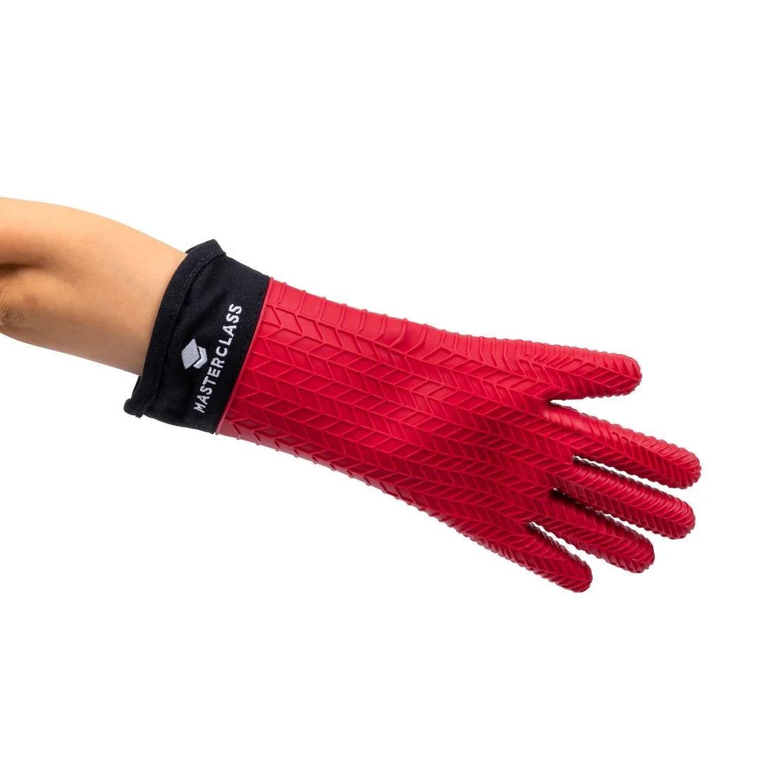 MasterClass Seamless Silicone Oven Glove with Cotton Sleeve - Image 5